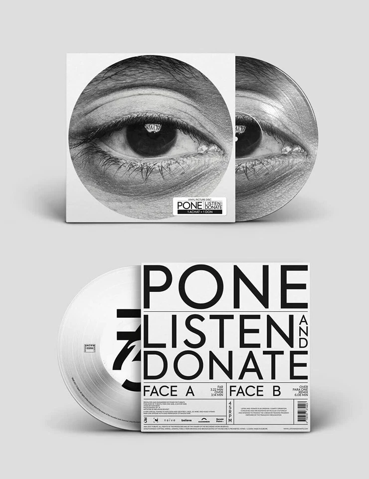 Pone - Listen and Donate (Ltd.Picture Vinyl) LP NEU OVP - Bild 1 von 1