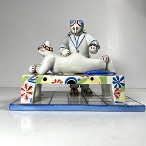 Villeroy & Boch Benedikt and Friends WELLNESS Massage Porcelain Cats - Picture 1 of 17