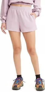 Neu mit Etikett Levi's Marty Damen-Sweatshorts neblig lila Größe Small A003 - Bild 1 von 4