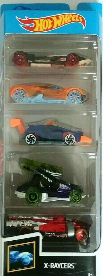HOT WHEELS HW X RAYCERS 5-PACK BRAND NEW IN BOX GREAT GIFT CARS - Image 1 of 1