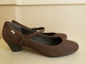 Camper Helena Brown Nubuck Leather US 9 EU 40 Shoes - Picture 1 of 6