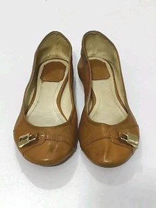 DIOR BROWN LEATHER FLAT PUMPS SIZE, EU39, US8.5, - Picture 1 of 21