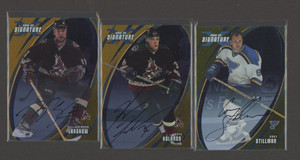 2002-03 Be A Player Signature Series Autograph Gold Lot (3)   *8095