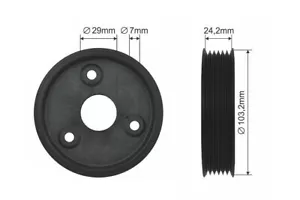 Poulie pompe direction assistée Pour RENAULT ESPACE LAGUNA MASTER II 7700109328 - Picture 1 of 5