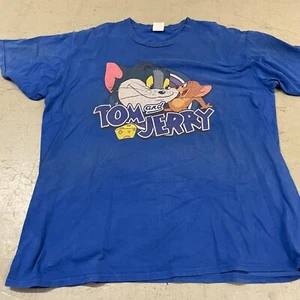 Tom and Jerry Cartoon Port & Company - Maglietta blu taglia XL - Foto 1 di 5