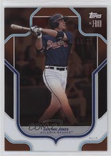 2023 Topps X J-Rod Orange Foil /20 Chipper Jones #28 HOF