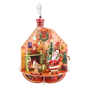 Pirouette 3 D Pop Up Advent Calendar Countdown Deck The Halls 21.2 x 21.2 x 32cm - Picture 1 of 6