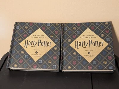 2-Coaster Books Harry Potter Hogwarts : Includes 5 Collectible Coasters! - Image 1 of 4