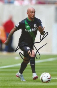 STOKE: STEPHEN IRELAND SIGNED 6x4 ACTION PHOTO+COA - Picture 1 of 1