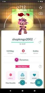 Pokémon Trade -- Dynamax Kubfu Lv50 + 3 Moves - 25 - Bild 1 von 1