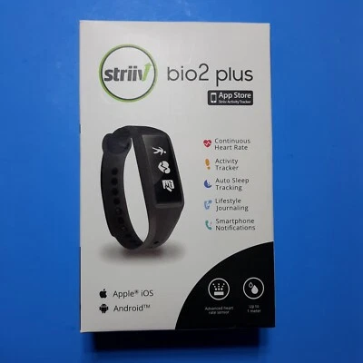 Фитнес-трекер активности Striiv Bio 2 Plus совместимый с Bluetooth СОВЕРШЕННО НОВЫЙ!! - Изображение 1 из 4