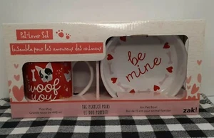 Zak! Pet-Lover Set - Das perfekte Paar 15 Unzen Besitzer Becher mit 6" Hundenapf - Bild 1 von 4