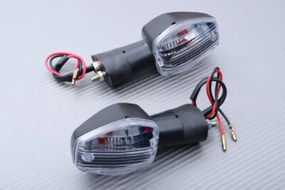 Paire Clignotants Avant D/G Blancs Clairs HONDA CB600F Hornet 600 PC36 2003-2004 Foto 1 de 4