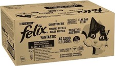 Purina Felix Le Ghiottonerie Cibo Umido per Gatti 80 x 85g