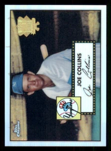 2002 Topps Chrome '52 Reprints Refractors #52R18 Joe Collins - Picture 1 of 2