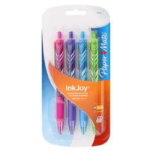Paper Mate InkJoy 300 RT Wraps Assorted Ball Point Pens, Assorted Ink, Pack of 4 - Picture 1 of 1