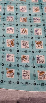 复古围巾 真丝 手卷 狩猎 滑雪 射箭 防晒 方形 mcm 12 — 第 1/4 张图片