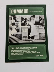 Common: Like Water For Chocolate Original 2000 HipHop Flyer - Picture 1 of 3