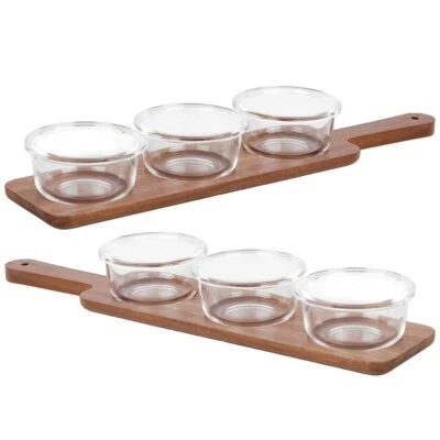 Home Essentials Table Setter Acacia Wood Serving Set, 2-pack Model 9928, 1759345 - Image 1 of 4