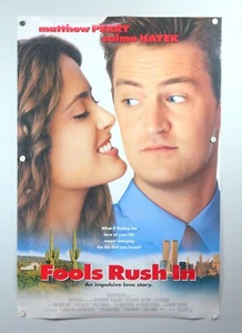 FOOLS RUSH IN 1996 Double Sided Movie Theater Poster 27x40" B19-16-23 - Picture 1 of 6