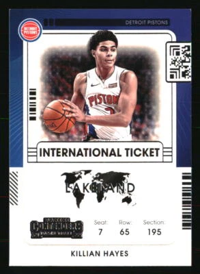 Killian Hayes 2021-22 Panini Contenders #29 BASKETBALL Card - Image 1 of 2