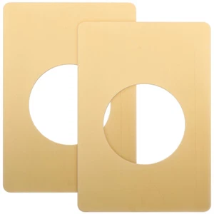 2 pcs Door Repair Board Deadbolt Covers Plate Stainless Steel Door Knob Plates - Picture 1 of 12