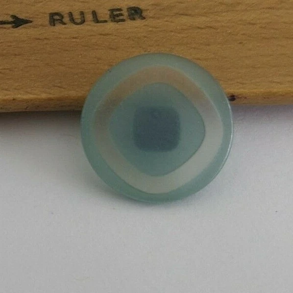  Round shank translucent Button - 18 mm DILL BUTTONS (pick color)   - Image 1 of 1