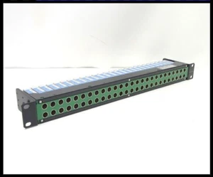 CANARE 26DV Video Patch Panel W/ DVJB-W 3G/SDI Modules 75Ω Green - Picture 1 of 5