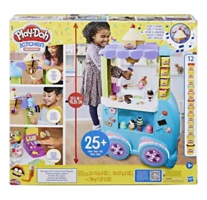 Play-Doh Kitchen Creations Ultimate Ice Cream Toy Truck Playset - Picture 1 of 4