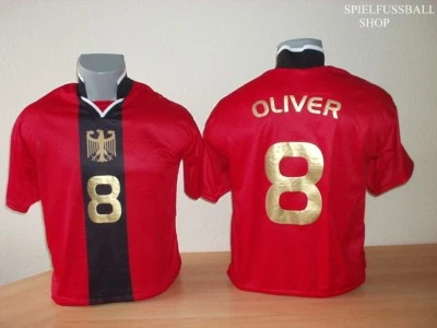 SP Deutschland Trikot Red Kinder Größen Name Nr möglich zB Gavi Vinicius Mbappe Tom