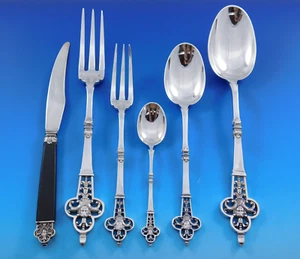 Renaissance by Christofle France Sterling Silver Flatware Service Set 84 pieces - Picture 1 of 8
