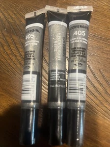LOT of 3 COVERGIRL Melting Pout Glitz Liquid Glitter Topcoat, Double Platinum- - Picture 1 of 1