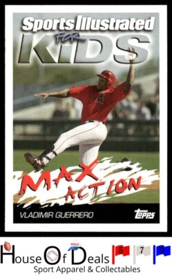 2006 Topps Opening Day #1 Vladimir Guerrero Sports Ill. For Kids Angels Card - Image 1 of 2