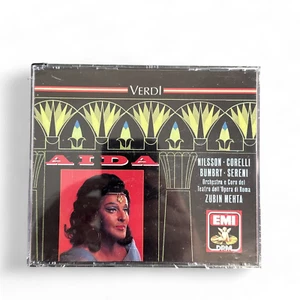 Verdi Aida West Germany Nilsson Corelli Bumbry Sereni Metha EMI 1989 Opra - Picture 1 of 7