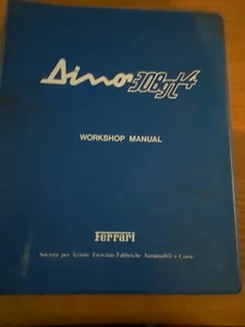 ~ Ferrari Dino 308 GT4 Original Work Shop Manual - Picture 1 of 10