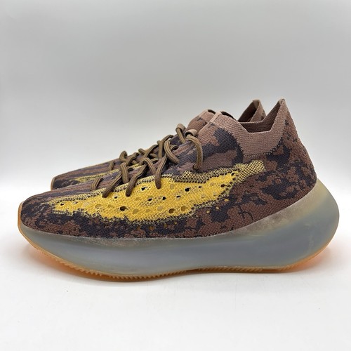 Adidas Uomo Yeezy Boost 380 Originals Taglia 10 Marrone Oro FZ4982 