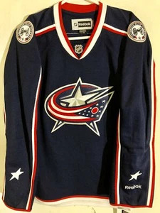 Reebok Women's Premier NHL Jersey Columbus Blue Jackets Team Navy 2018 sz L - Picture 1 of 1