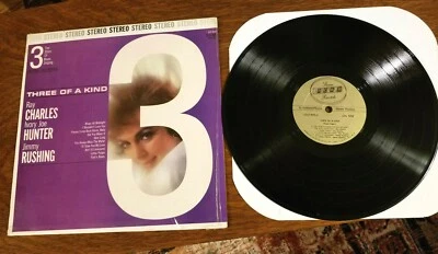 Ray Charles, Ivory Joe Hunter, Jimmy Rushing, 3 of a Kind,LP, Rare, EX/EX - Image 1 of 2