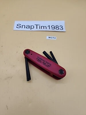 Bondhus Gorilla Grip Hex Fold Up Wrench Set Metric MM 2-8mm  12587 USA - Image 1 of 4