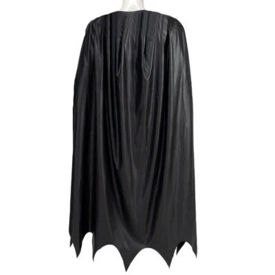 Batman Cosplay Cape Bruce Wayne The Flash Faux Leather Cloak Costume Props Adult - Image 1 of 4