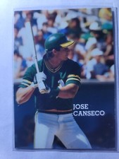 Jose Canseco  1989 Pacific Cards and Comics Baseballs Best Three #1 Team Error