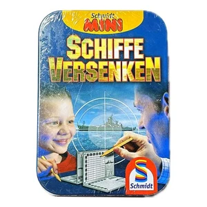 Mini Schiffe Versenken Spiel Original Schmidt Reise Autofahrt Urlaub Mitbring - Bild 1 von 3
