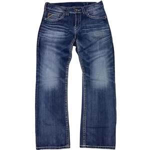 Silver Jeans 925 Series Men Grayson Straight Thick Stitch 32x32 (actual 34x31.5) - Picture 1 of 11
