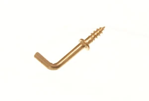 New 5,000 X Shouldered Dresser Screw In Straight L Cup Hooks 13mm 1/2 &Quot; Eb - Picture 1 of 1