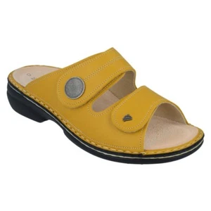 Precioso para mujer Finn Comfort Zanzíbar atardecer amarillo EU 42 US 11 D NUEVO EN CAJA - Imagen 1 de 1
