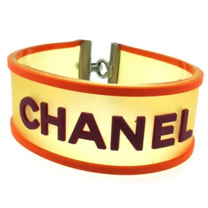CHANEL Bangle Orange Purple Silver Women Authentic secondhand - Picture 1 of 8
