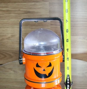 Laterne 7" GE Hand Flut & Spot Licht Jack O'Lantern Gesicht HALLOWEEN - Bild 1 von 24
