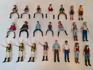 22 Schleich Reiter Pferdefleger Cowboy bewegliche Figuren Kinder - Bild 1 von 5