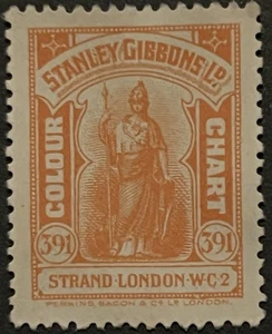 Sello de Cenicienta Stanley Gibbons tabla de colores naranja no. 26 - Imagen 1 de 1