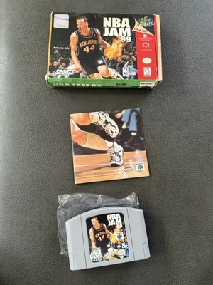 NBA Jam 99 (Nintendo 64, 1998) N64 With Box  Tested - Image 1 of 2